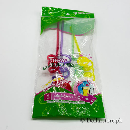 Boutique Straws Spiral Shaped For Kids