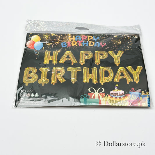 Foil Balloons Birthday 13Pcs