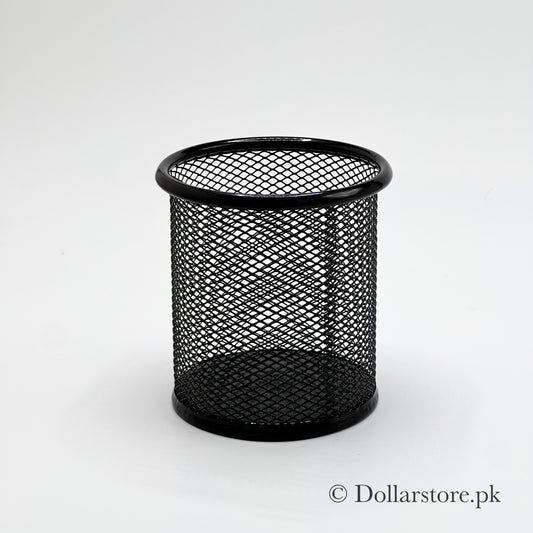 Metal Round Pen And Pencil Holder
