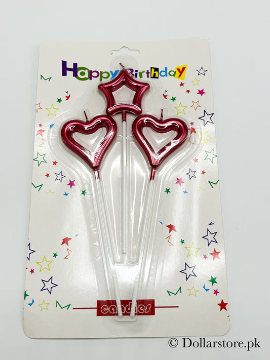 Red Color Birthday Candle