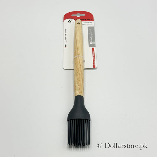 Silicone Basting Brush Wooden Handle