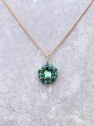 Green Crystal Necklace