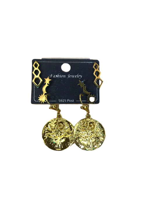 Gold Royal Earrings