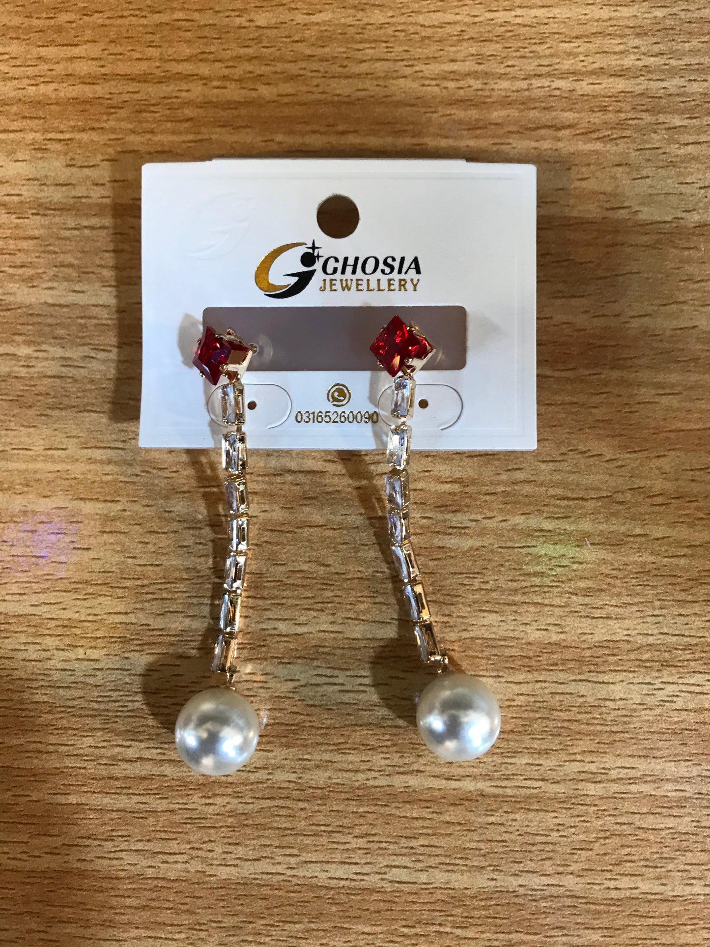 Pearl Screw Earrings