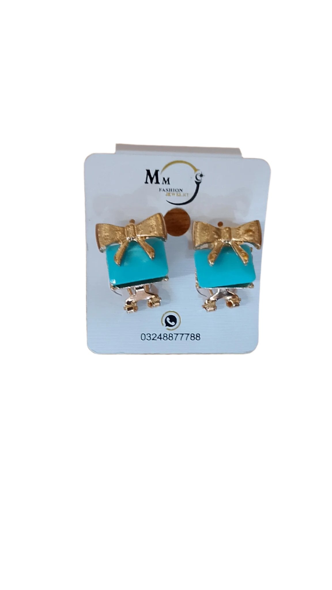 Red Bow Stud earrings