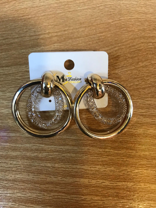 Round Gold Earrings