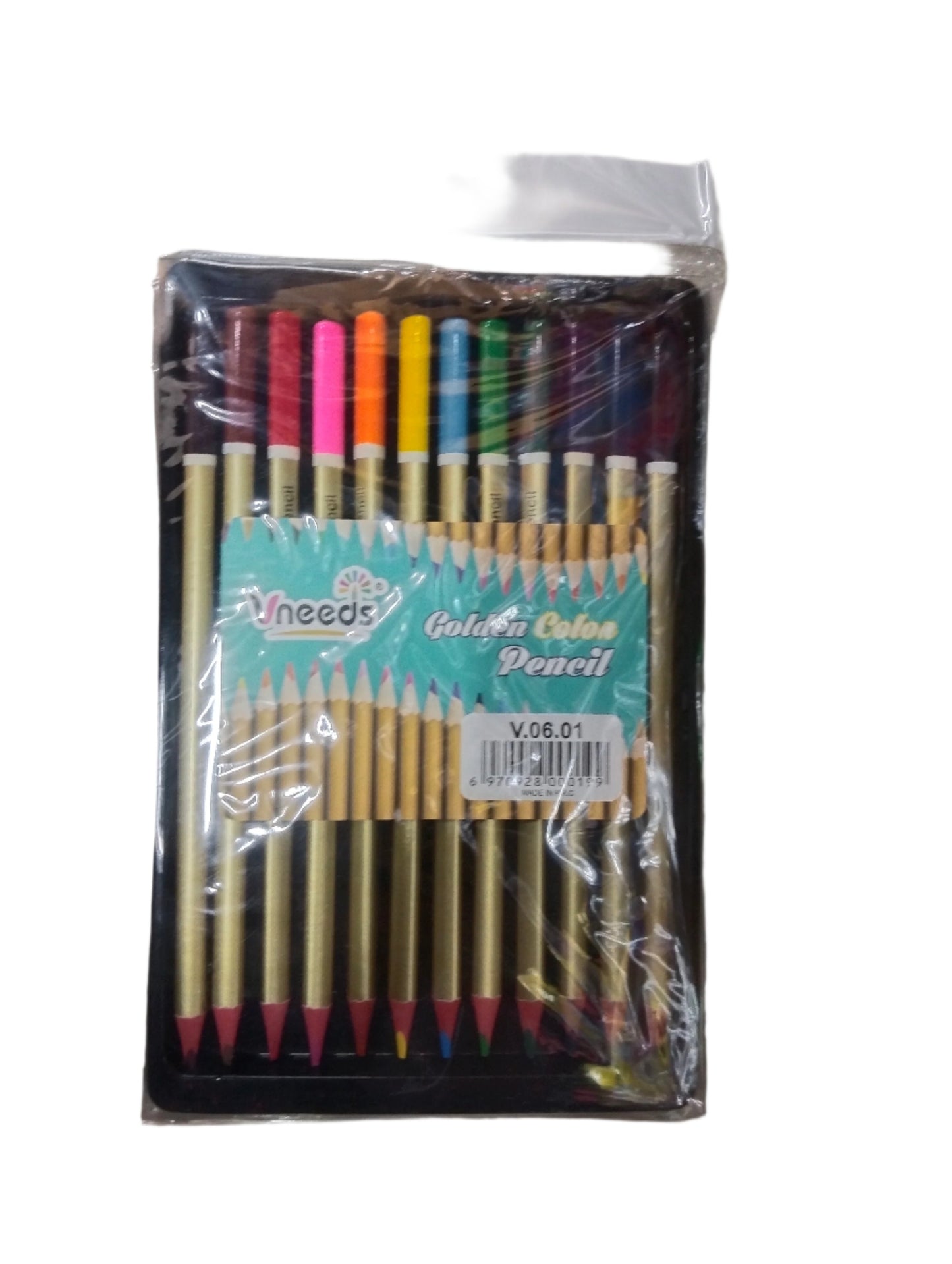 Golden Color Pencils