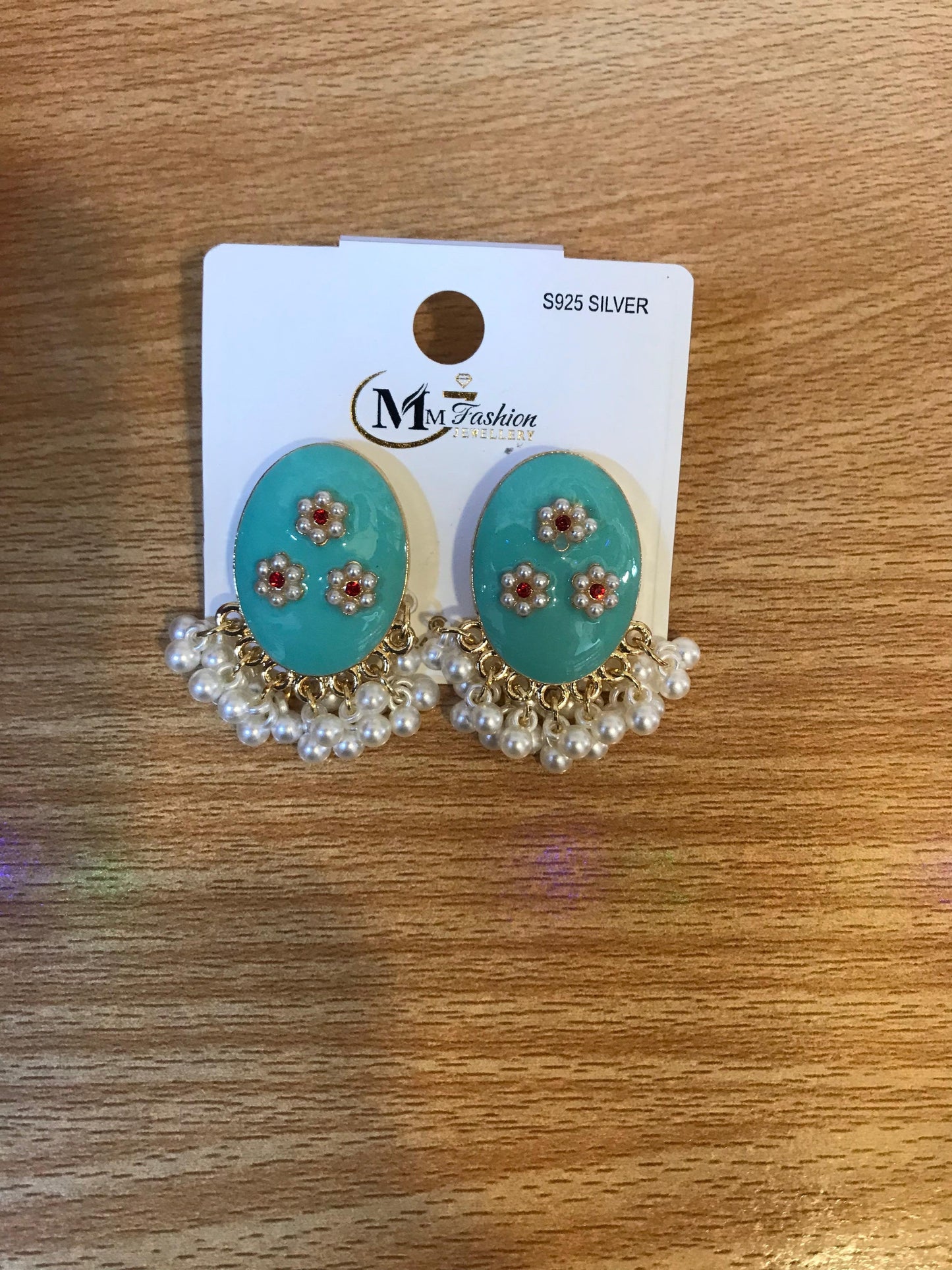 Oval Jhumka Bali Earrings