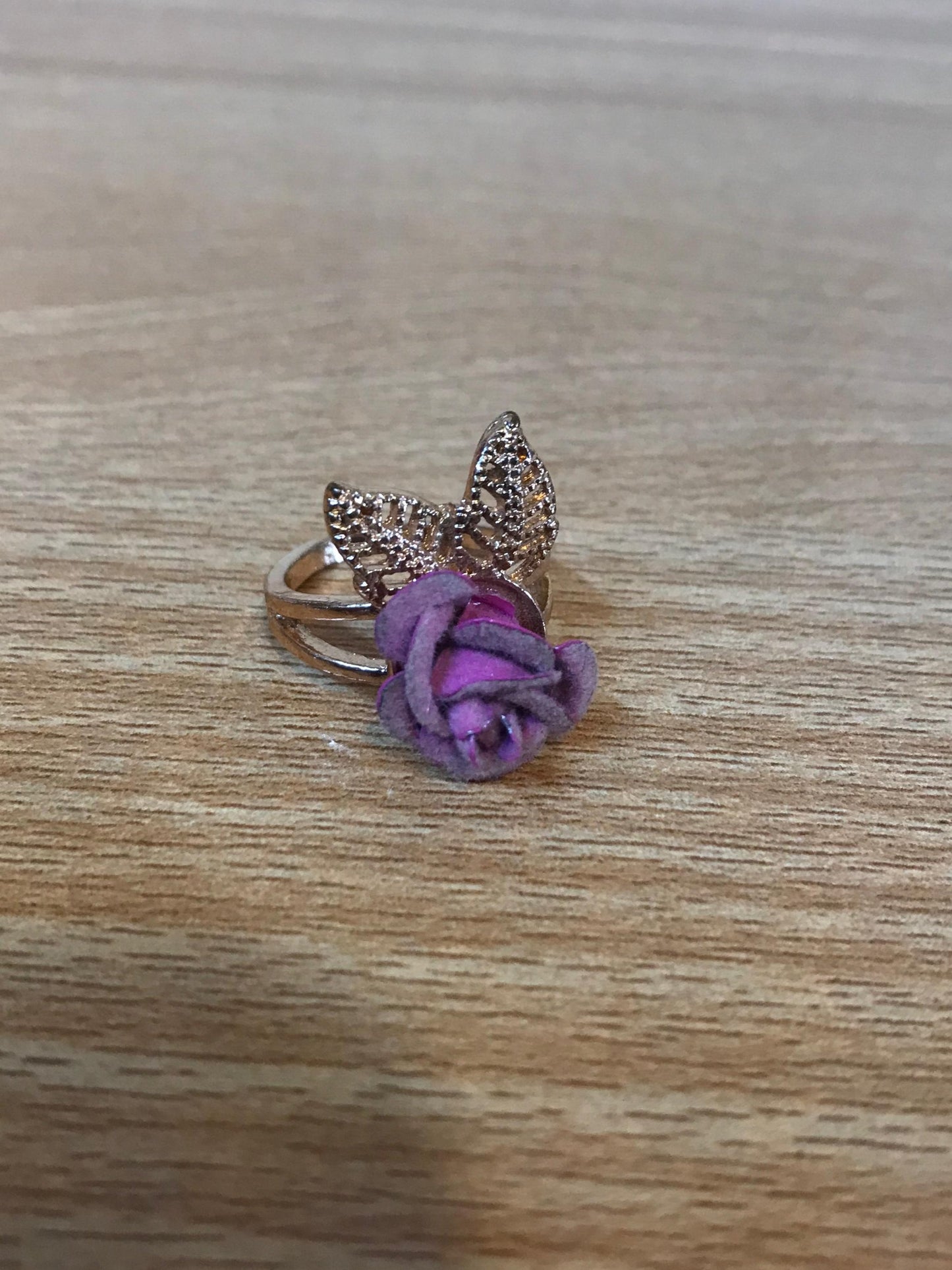 Floral Purple Ring