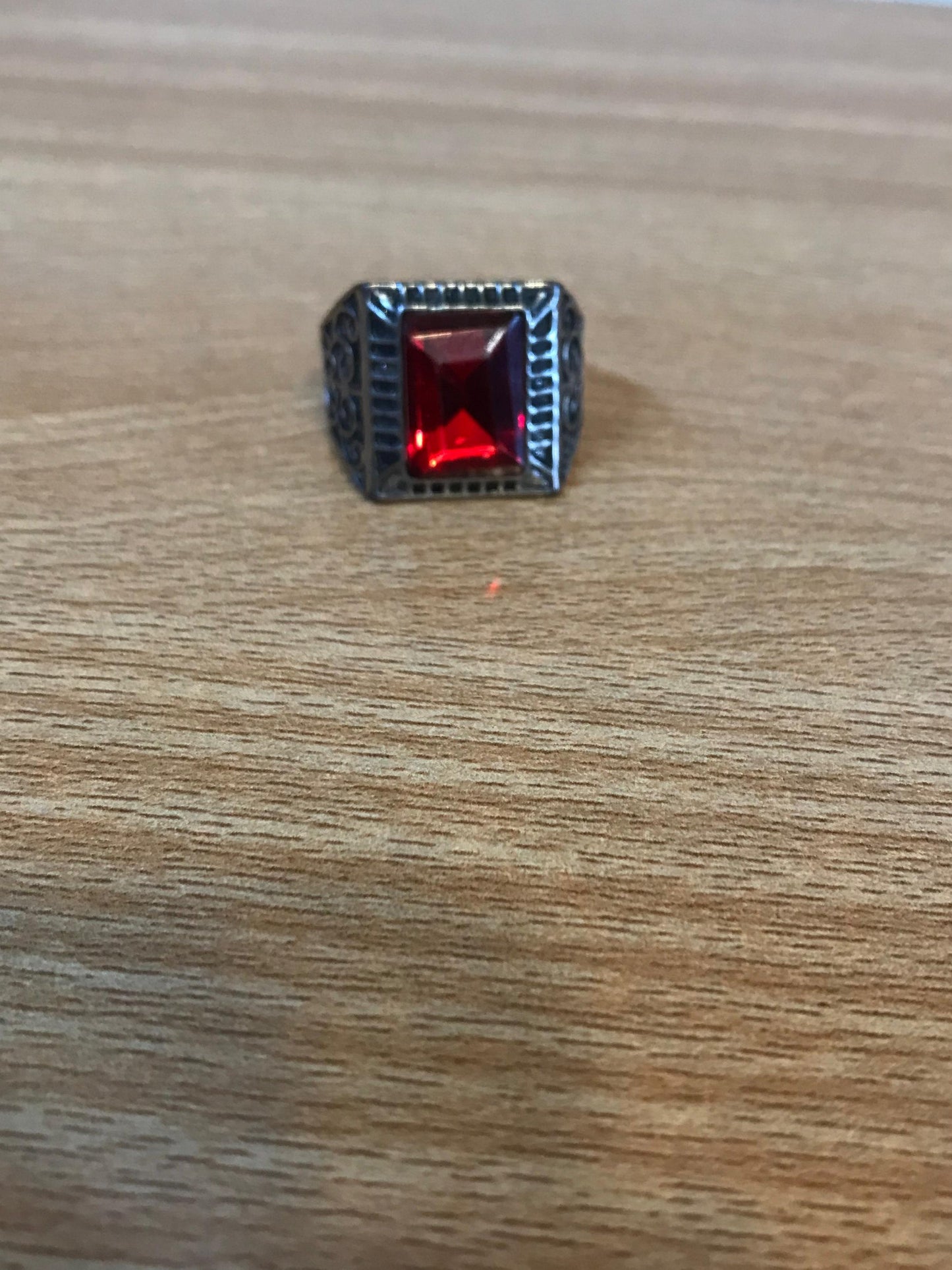 Sapphire Red Ring