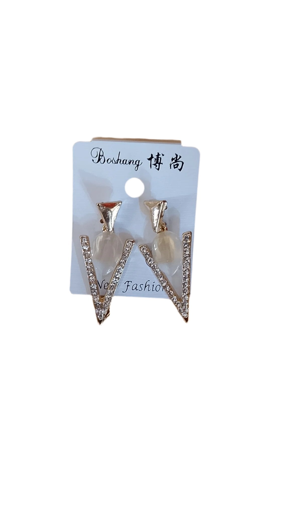 Beige Fancy Earrings