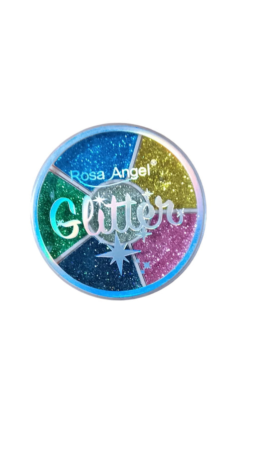 Rosa Angel Glitters